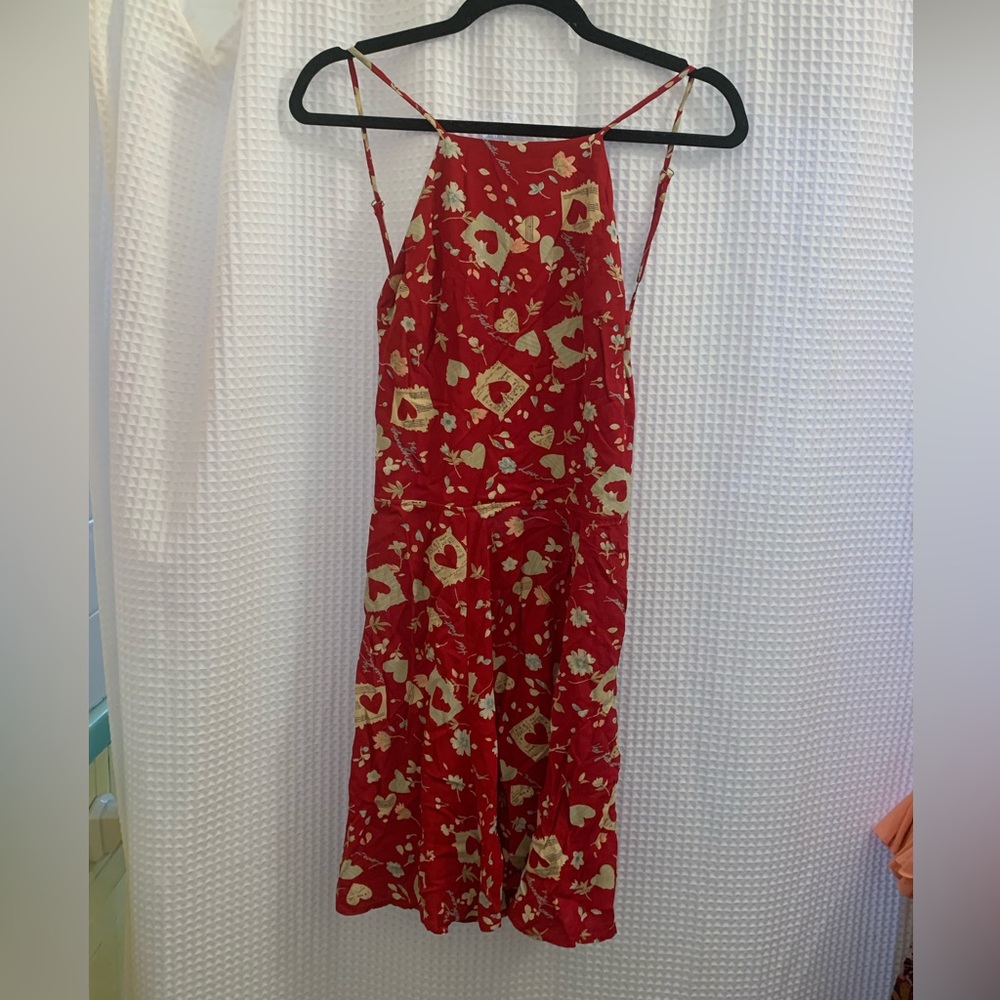 Reformation Love Letter Red Mini Dress Size Small